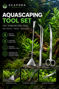 Aqua scaping tool set